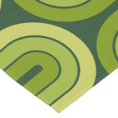 Chemin De Table Court Ruban de conception géométrique rétro (Coin)