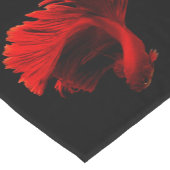 Chemin De Table Court Ruby Red Siamese Lutter contre le poisson (Coin)