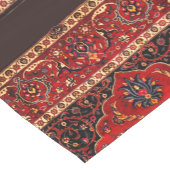 Chemin De Table Court Rug perse rouge de Mashhad (Coin)