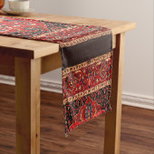 Chemin De Table Court Rug perse rouge de Mashhad (In Situ)