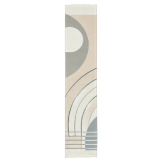 Chemin De Table Court Runner de table Abstrait minimaliste