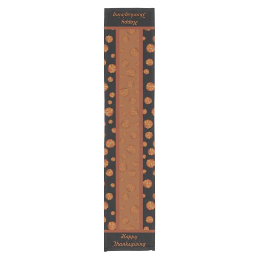 Chemin De Table Court Runner de table citrouille (Devant)