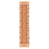 Chemin De Table Court Runner de table citrouille (Devant)