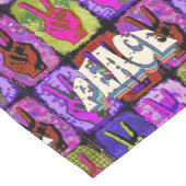 Chemin De Table Court Runner de table de paix (Coin)