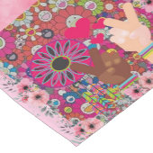 Chemin De Table Court Runner de table de paix (Coin)
