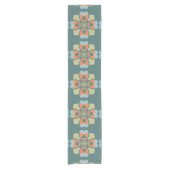 Chemin De Table Court Runner de table florale (Devant)