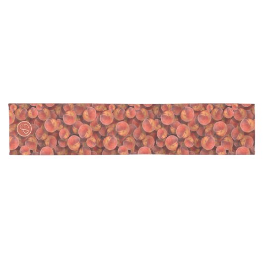 Chemin De Table Court Runner de table Peaches (Horizontal)