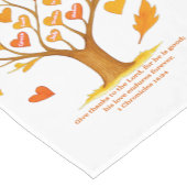 Chemin De Table Court Runner de table 'The Gratitude Tree' (Coin)