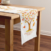 Chemin De Table Court Runner de table 'The Gratitude Tree' (In Situ)