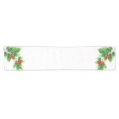 Chemin De Table Court Runner-Holly de table de vacances (Horizontal)