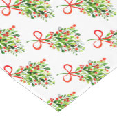 Chemin De Table Court Runner-Mistletoe de table de vacances (Coin)