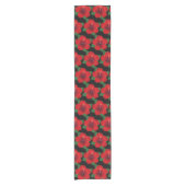Chemin De Table Court Runner-Red Hibiscus Table Runner (Devant)