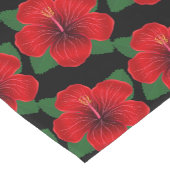 Chemin De Table Court Runner-Red Hibiscus Table Runner (Coin)