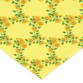 Chemin De Table Court Runner-Sunflower Table Runner (Coin)