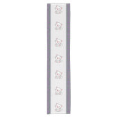 Chemin De Table Court Runner table Cat (Devant)