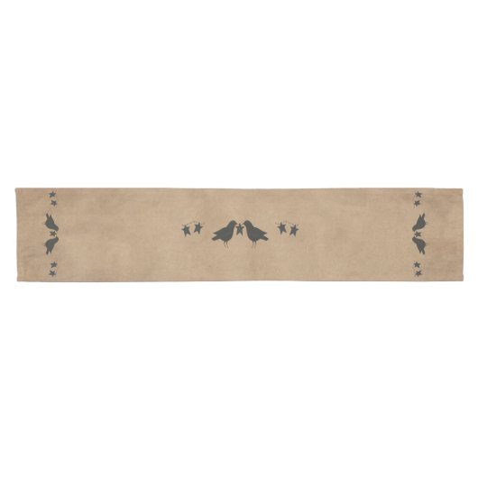 Chemin De Table Court Runner Table Crows Et Stars (Horizontal)