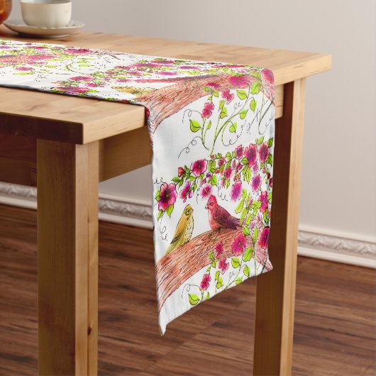 Chemin De Table Court Runner table Finch violet (In Situ)