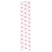 Chemin De Table Court Runner table Flamant rose rose (Devant)