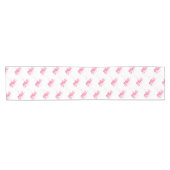 Chemin De Table Court Runner table Flamant rose rose (Horizontal)