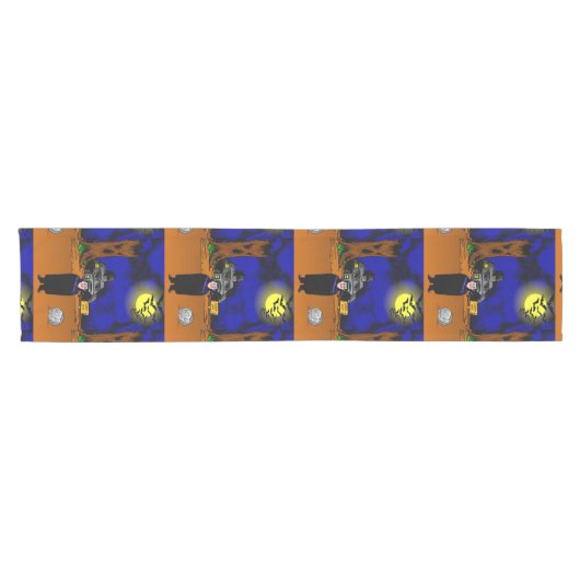 Chemin De Table Court Runner table Halloween (Horizontal)