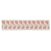 Chemin De Table Court Runner table Motif brodé traditionnel (Horizontal)