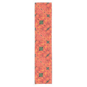 Chemin De Table Court Runner table - Orange Begonia (Devant)