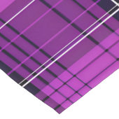 Chemin De Table Court Runner table Plaid violet (Coin)