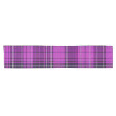 Chemin De Table Court Runner table Plaid violet (Horizontal)