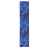 Chemin De Table Court Runner table Rose bleu Abstrait (Devant)