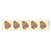 Chemin De Table Court Runner table Rose orange (Horizontal)