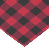Chemin De Table Court Russe Red Buffalo Plaid Motif (Coin)
