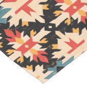 Chemin De Table Court Rustic Farmhouse coureur de table géométrique (Coin)