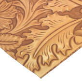 Chemin De Table Court Rustique brun pays occidental en cuir (Coin)