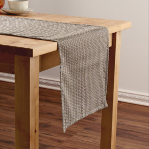 Chemin De Table Court Rustique kaki burlap pays chic table runner