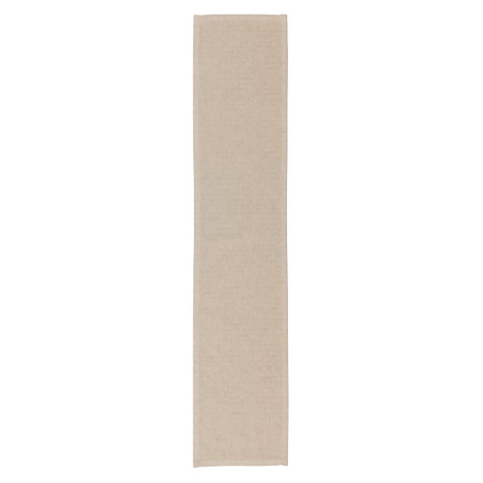 Chemin De Table Court Rustique Kraft papier blanc Modèle personnalisé (Devant)