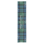 Chemin De Table Court Rustique Plaid Campbell Tartan (Devant)