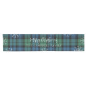 Chemin De Table Court Rustique Plaid Campbell Tartan (Horizontal)