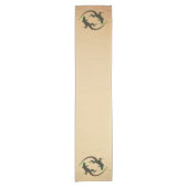 Chemin De Table Court Rustique Yin Yang Lizards (Devant)