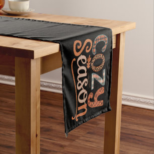 Chemin De Table Court Saison Cosy Rétro Automne Devenir Cosy Action de G