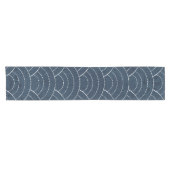 Chemin De Table Court Sashiko bleu (Horizontal)
