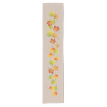 Scattered Autumn Leaves Table Runer