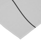 Chemin De Table Court Scénario moderne gris noir Grâces Thanksgiving (Coin)