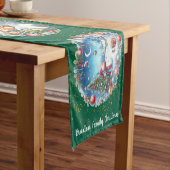 Chemin De Table Court Scènes de Noël Coureur de table (In Situ)