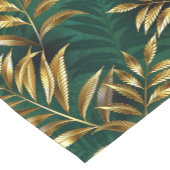 Chemin De Table Court Seamless pattern with golden ferns (Coin)