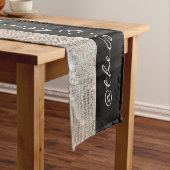 Chemin De Table Court Séquence argentée (In Situ)