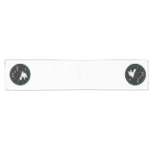 Chemin De Table Court Serene White Dove (Horizontal)