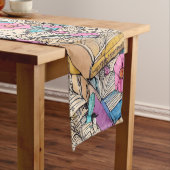 Chemin De Table Court Shabby Chic Book File Illustrator Table Runner (In Situ)