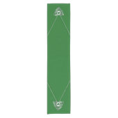 Chemin De Table Court Shamrock and Celtic Knot (Devant)
