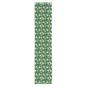 Chemin De Table Court Shamrock vert, Saint Patrick's Day (Devant)