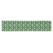 Chemin De Table Court Shamrock vert, Saint Patrick's Day (Horizontal)